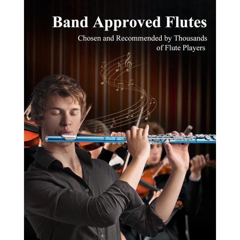 Eastar C Flutes Closed Hole 16 Keys Flute for Beginner