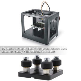 Small Plate Slotted Mini V Shape Wheel Bracket for 3D Printer Aluminum Profile CNC Series