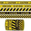 5 Rolls × 3 Yards Caution Do Not Cross Ribbon