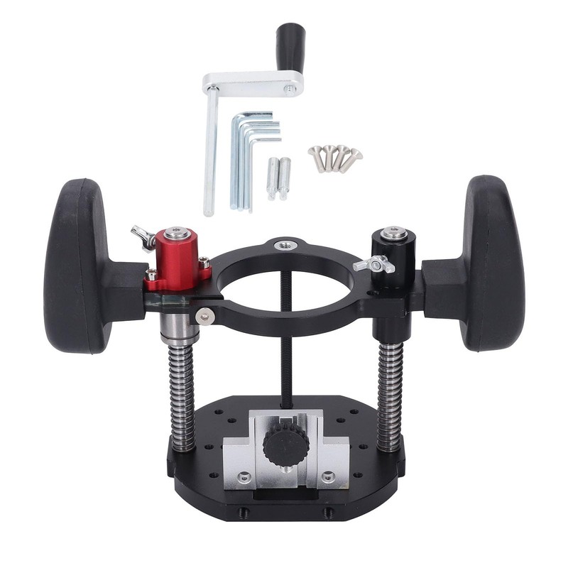 Router Lifting System, Lifting Milling System Kit, 63.5-65mm Clamping Range,