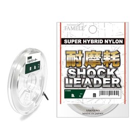 Yamatoyo Super Hybrid Nylon Line, Abrasion Resistant Shock Leader (TAIMAMOU SHOCK LEADER), 98.4 ft (30 m), Clear, No. 0.8 (3 lb)