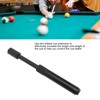 Pool Cue Extension Black 240‑340mm Aluminium Billiards Stick Extension for