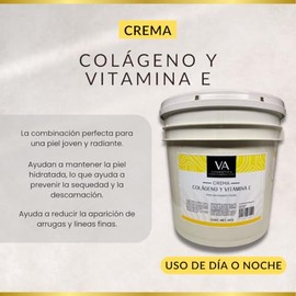 Crema Con Colageno Y Vitamina E Corporal Facial Spa 4 kilos
