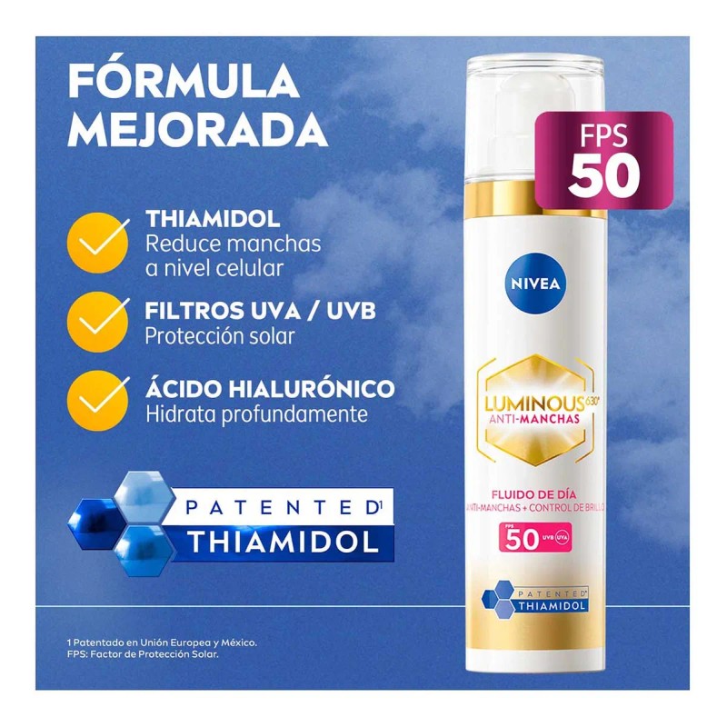 Fluido Cellular Luminous 630 Antimanchas Fps 40ml Nivea Todo Tipo