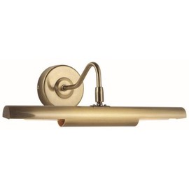 Globo Picture Lamp, Old Brass