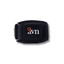 3AVN Adjustable Tennis Elbow Brace Wrap for Men and Women - Tendonitis Armband for Tennis, Golfers Forearm Relief and Support Medium- Black