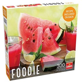 Goliath Foodie Puzzles: Watermelon Smoothie 300pc Puzzle - Finished Size 19.5 x 14.25 Inches