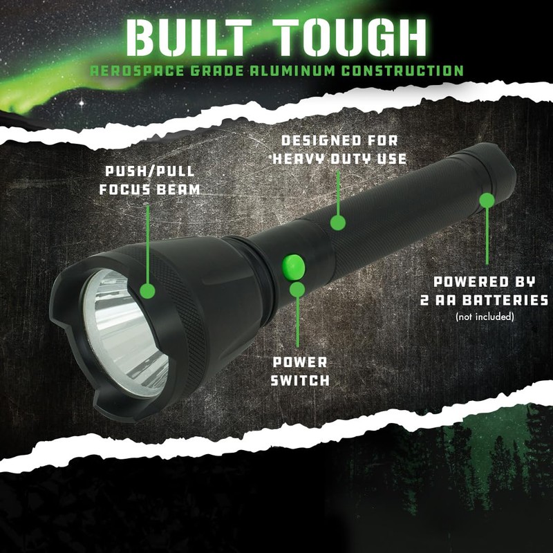 Kodiak Kolossus 2500 Lumen Tactical Grade Flashlight