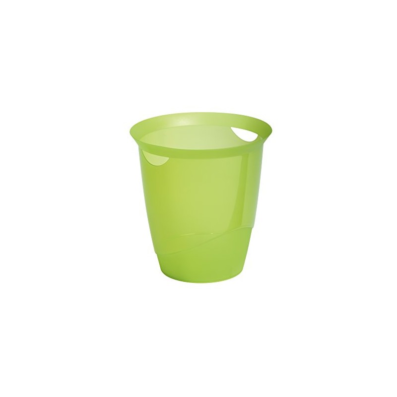 Durable Trend Waste Bin Plastic 16 Litre - Translucent Light