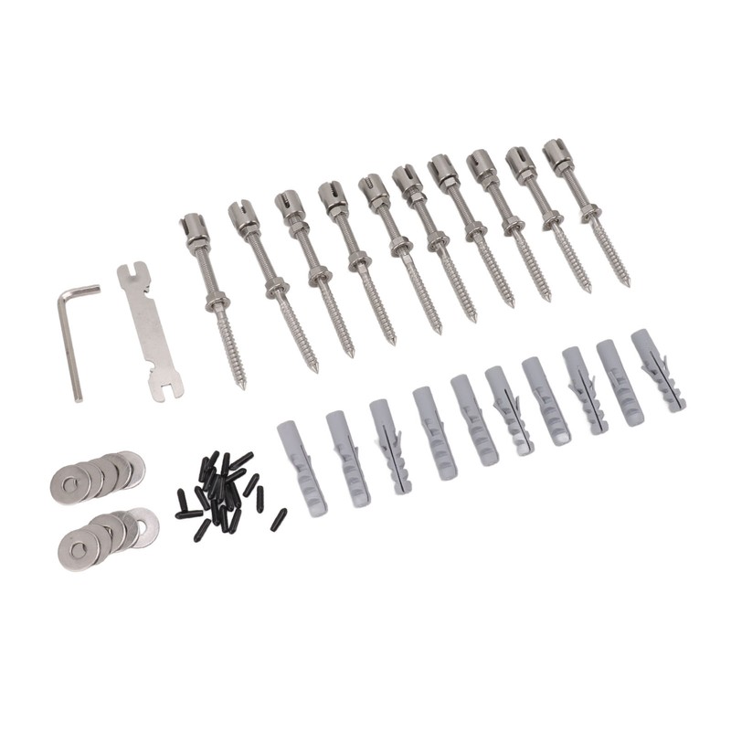 Wire Trellis Stainless Steel Modern Flexible Layout Invisible Strong Load