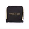 MIAMICA Black and Gold inchesWash Meinches Travel Expandable Laundry Bag,