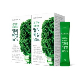 NutriOne 뉴트리원 (라이프) 유기농 동결건조 컬리케일 2박스 60일분 NutriOne (Life) Organic Freeze-Dried Curly Kale 2 Boxes 60-Day Supply