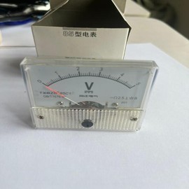 호환 85C1 아날로그 DC 전압 니들 패널 미터 5V 10V 30V [07 DC 75V] Compatible 85C1 Analog DC Voltage Needle Panel Meter 5V 10V 30V [07 DC 75V]