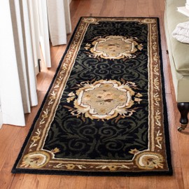 Safavieh Empire Collection EM414B Handmade Traditional European Premium Wool Runner, 2'6" x 8' , Assorted