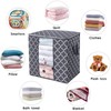WISELIFE Storage Bags [3 Pack/100L] Large Blanket Clothes Organization and