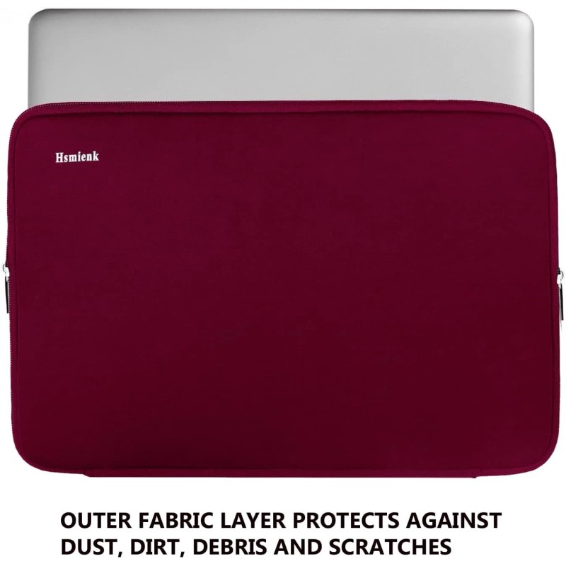 Hsmienk 14 inch Laptop Sleeve, Upgrade Shockproof Protective Computer 14inch,