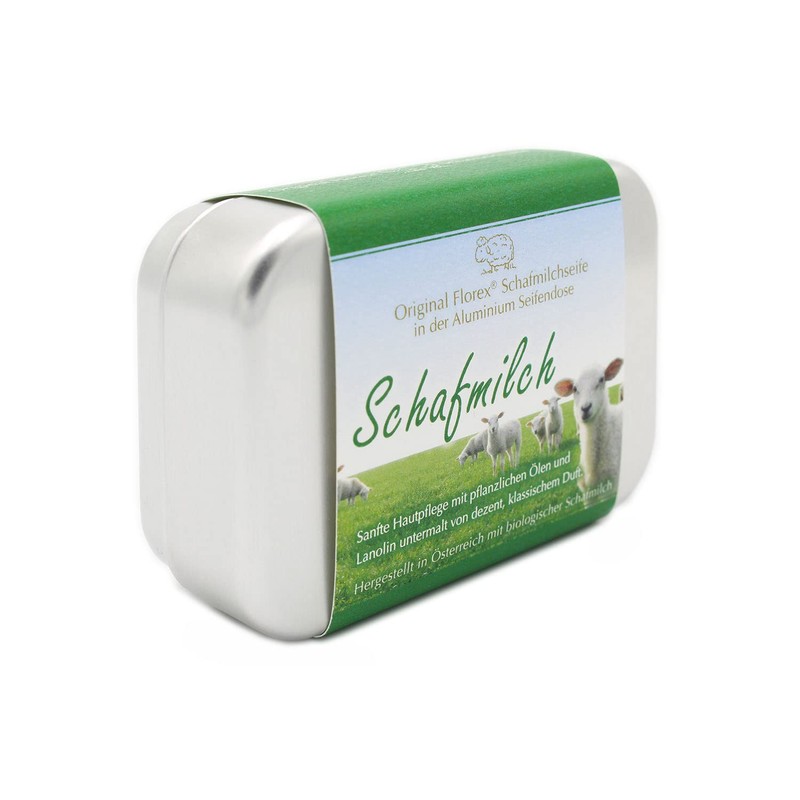 Classic Sheep Milk Soap 100g in an Aluminium Soap Box