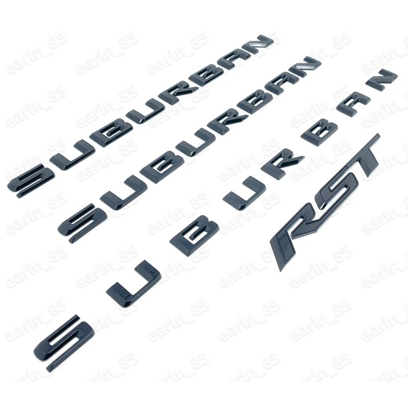 GM Emblem for 2021 -2024 SUBURBAN Door Tailgate RST Badge