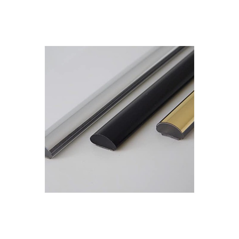 Trim-Gard 7/16" Half-Round Wheel Well Molding (Chrome, 150 Ft.)