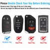 Z.MYUKI Compass Hybrid Key Case with Key Fob for Jeep