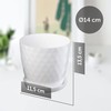 KADAX flower pot, a pot for flowers and plants with