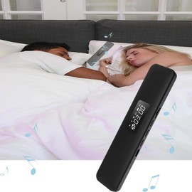 JIAYUU Bluetooth Pillow Speaker for Sleeping, Sleep Bar Pillow Speaker, Deam Pro Under Pillow Speaker Insomnia White Noise Machine with Volume Control for Side Sleepers (Black)