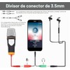 Micrófono para PC con Soporte Micrófono Condensador Semiprofesional con Tripié,