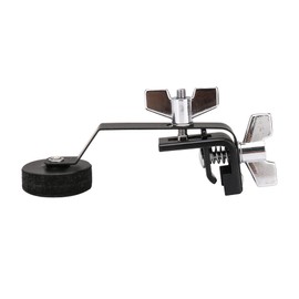 Bstinay 4PCS Metal Drum Damper Mute Silencer Drum Damper Mute Silencer For Snare Drum 12 Inches & 14 Inches & 16 Inches Black