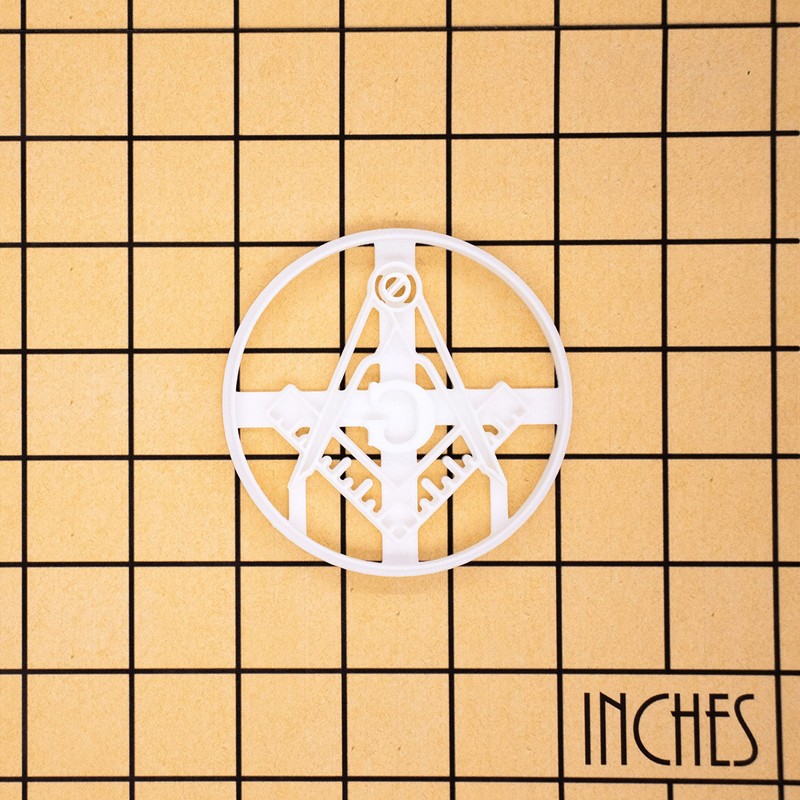 Masonic Symbol Square and Compass Cookie Cutter, 1 Piece. Bakerlogy