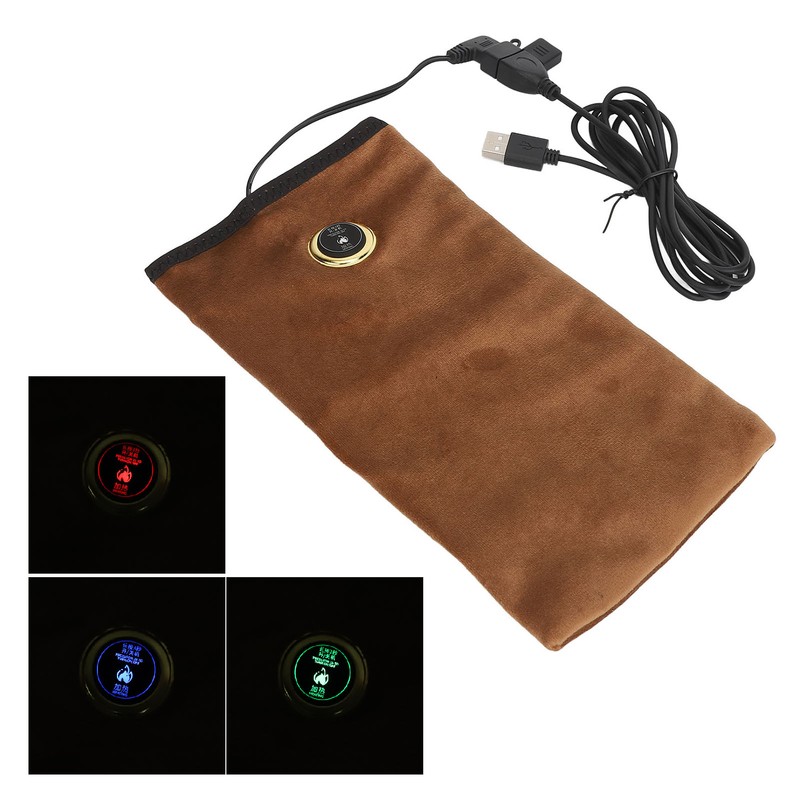 USB Heated Hand Warmer Hot Compress Prevent Freezing 3 Temperature