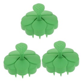 Healeved 3pcs Hair Wash Brush Home Shampoo Brush Scalp Massager Brush Hair Portable Scalp Exfoliator