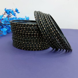 Efulgenz Indian Bangles Set Bollywood Plain Metal Bangle Bracelets Costume Jewelry for Women &, 2-4, Metal, not known,