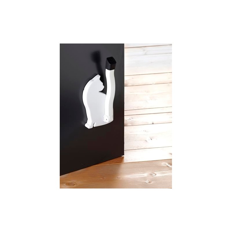 AKS-05 Door Stopper, Cat, Cat, Magnetic, Foldable, Entryway, Easy Installation,