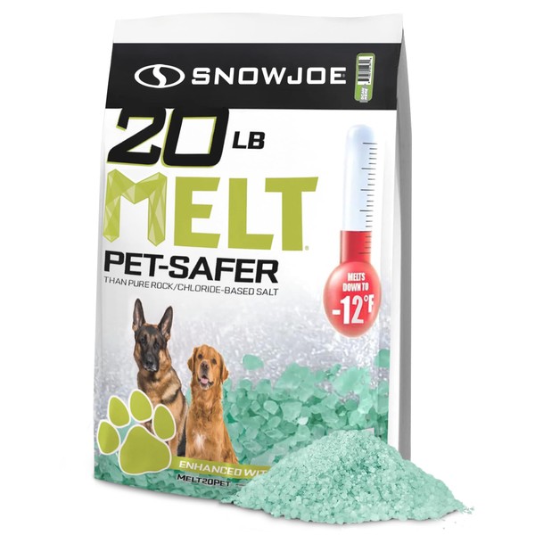 Snow Joe Pet-Safer Ice Melt Blend, Safer for Concrete and