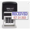 MAXMARK Self-Inking Rubber Date Office Stamp - Received Phrase /