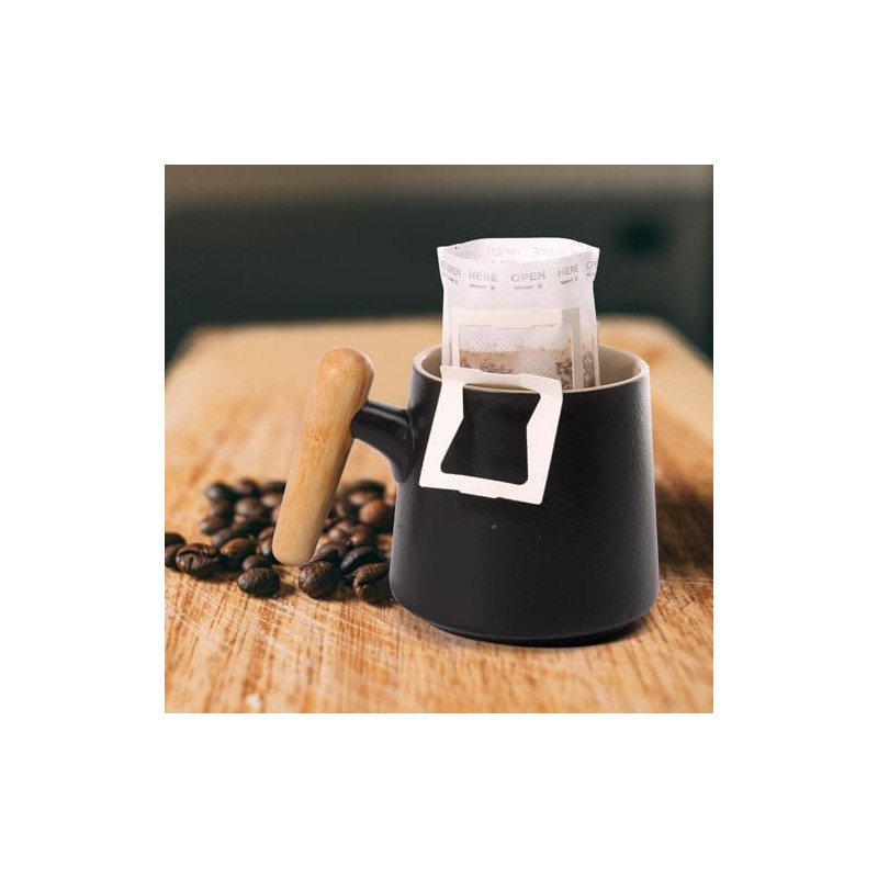 Filtro para Cafetera, Filtro de Cafés Desechable 50PCS (Blanco 50PCS)