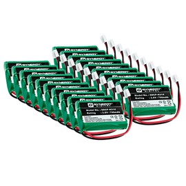 Synergy Digital Dog Collar Batteries, Compatible with Tri-Tronics Flyway FPB9595 Dog Collar, (Ni-MH, 3.6V, 750 mAh), Pack Includes: 20 x SDCP-H314 Batteries