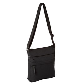 World Traveler No. 17531 Mira Shoulder Bag, Lightweight, Bottle Holder, Front Pocket, Black