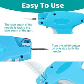 Clothes Apparel Tag Gun Set, Needle Clothes Apparel Tag Markers, Clothing Sewing Craft Tools for Store Warehouse Consignment Yard