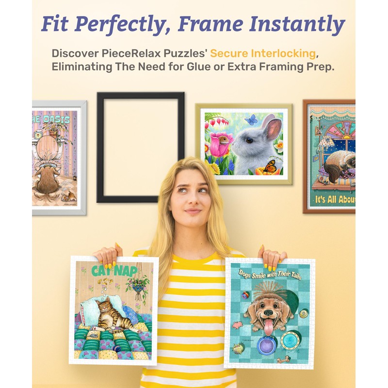 PieceRelax Plastic Jigsaw Puzzles for Adults 1000 Pieces - Schim