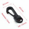 10pcs Plastic Swivel Snap Hooks Hardware Side Release Buckle Paracord