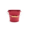 Nantucket Seafood Red Serving Pail Ice Bucket, 7.25 x 7.25