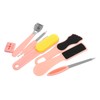 TOVINANNA 1set Ergonomic Pedicure Foot File Kit Multi-functional Dead Skin