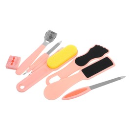 TOVINANNA 1set Ergonomic Pedicure Foot File Kit Multi-functional Dead Skin Remover Tools for Smooth Feet Cracked Heels and Callus Treatment