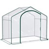 Outsunny 6' x 3' x 5' Portable Walk-in Greenhouse, Plastic