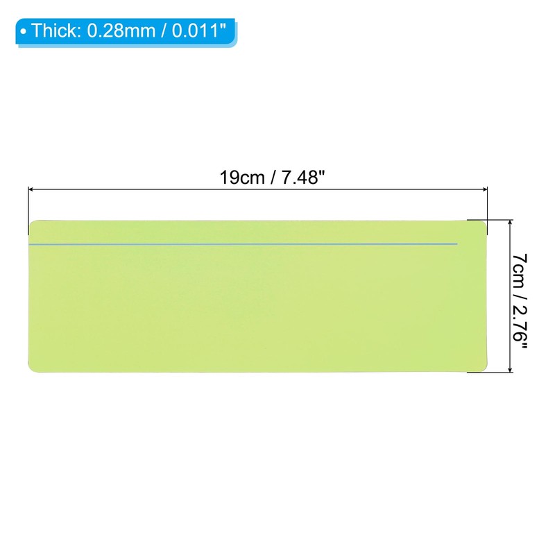 PATIKIL Guided Reading Strips, 20 Pieces Marker Strips Highlight Color