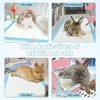 kathson 100PCS Rabbit Pee Pads 18"× 13" Disposable Cage Liners