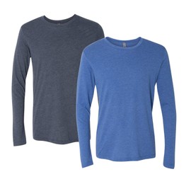Next Level Men's Crew Neck Rib Knit Jersey