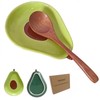 Ceramic Spoon Rest for Stove Top, Avocado Cute Spoon Rest