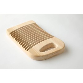 woodpecker Wooden Hinoki Laundry Board Made in Japan Natural Wood Wash Board Hinoki Laundry Board (Small)
